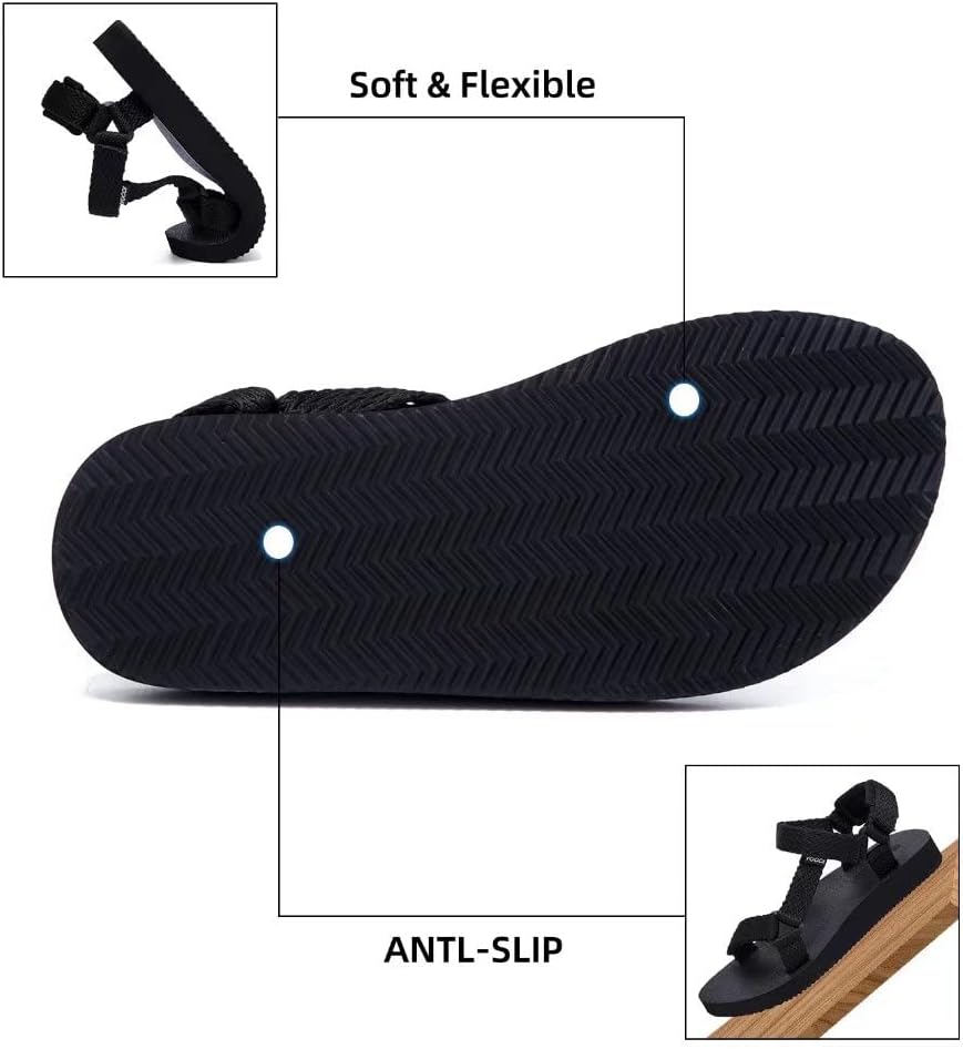 Women's Original Sport Sandals Hiking Sandals with Arch Support Yoga Mat Insole Light Weight Outdoor Water Shoes