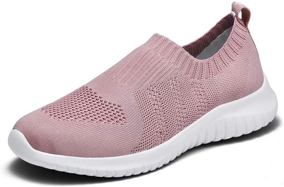 konhill Women's Walking Tennis Shoes - Lightweight Athletic Casual Gym Slip on Sneakers