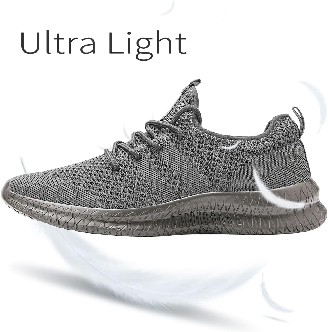 Linenghs Mens Running Trainers Fashion Lightweight Walking Shoes Casual Breathable Gym Tennis Fitness Sport Sneakers