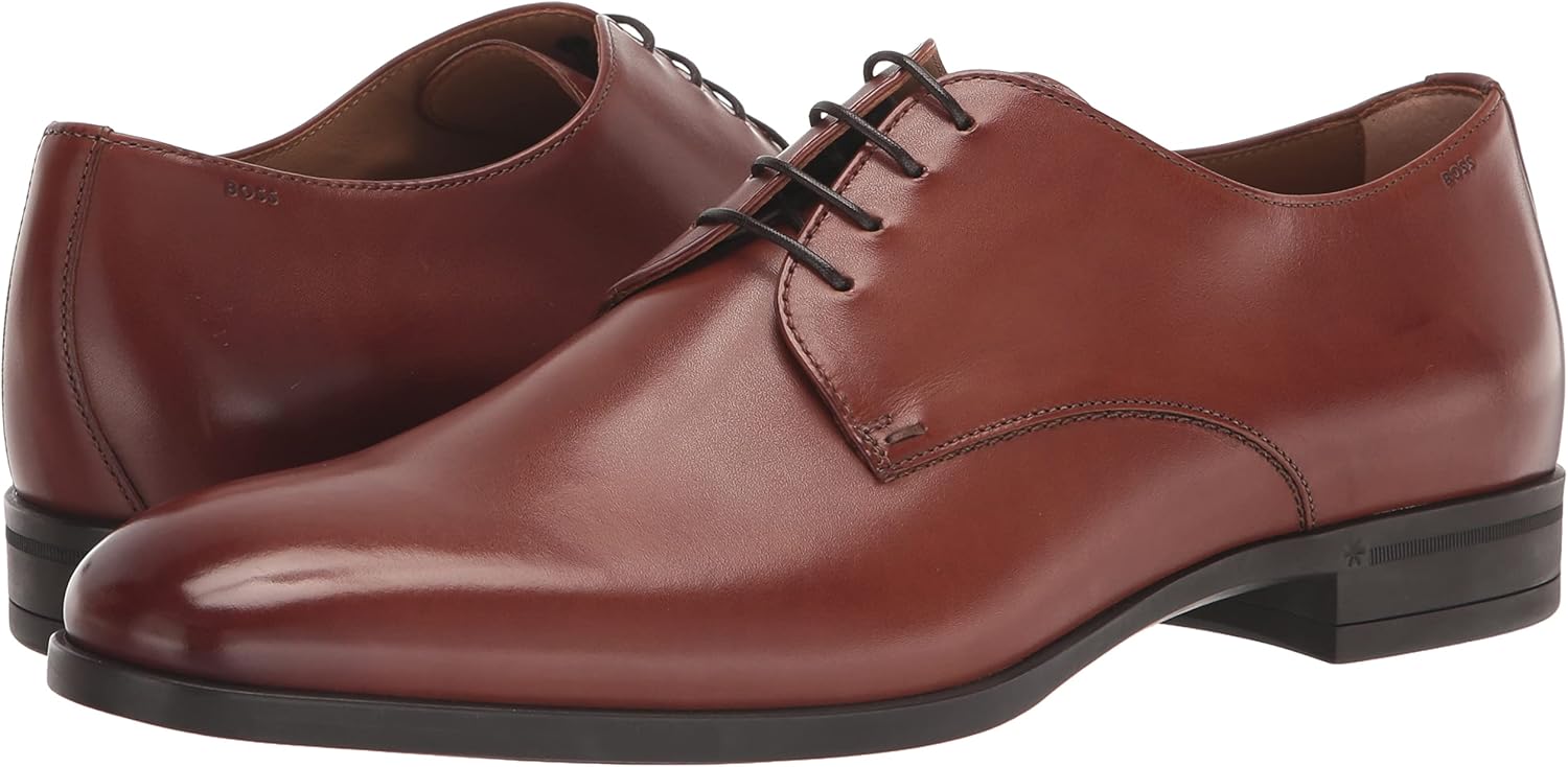 BOSS Men's Kensington Smooth Leather Derby Shoe Oxford