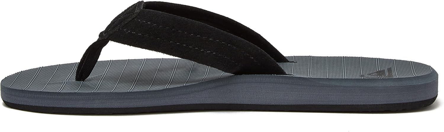 Quiksilver Men's Carver Suede 3 Point Flip Flop Athletic Sandal