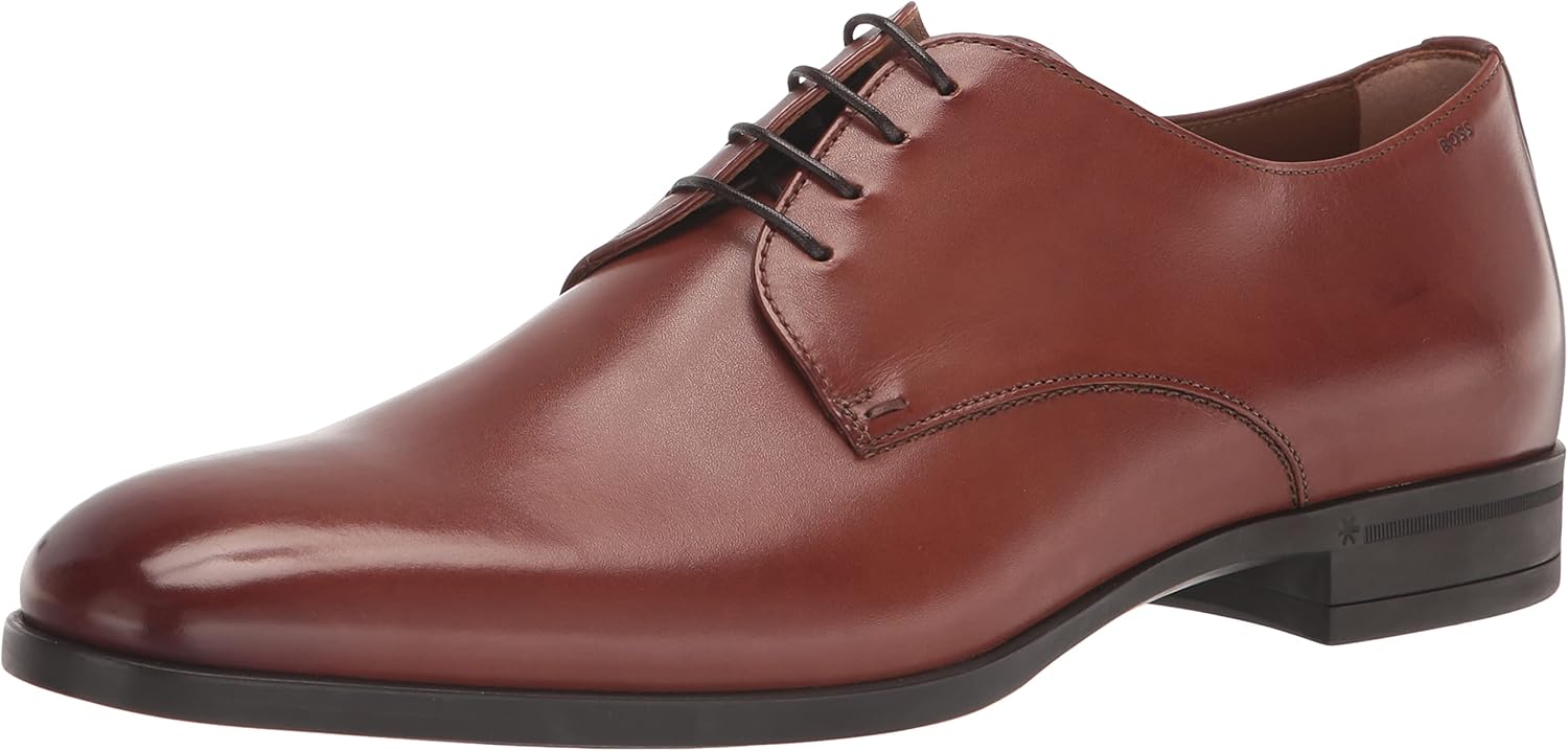 BOSS Men's Kensington Smooth Leather Derby Shoe Oxford