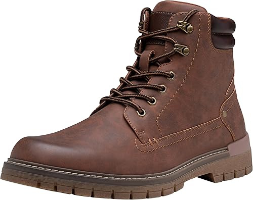 Jousen Mens Boots Casual Boots for Men Fashion Zipper Chukka Boots