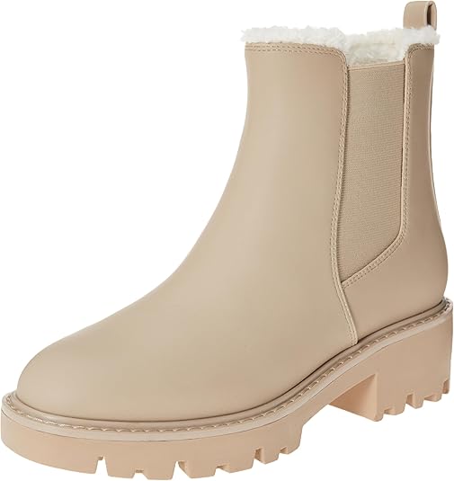 The Drop Women's Campbell Sherpa Chelsea Boot