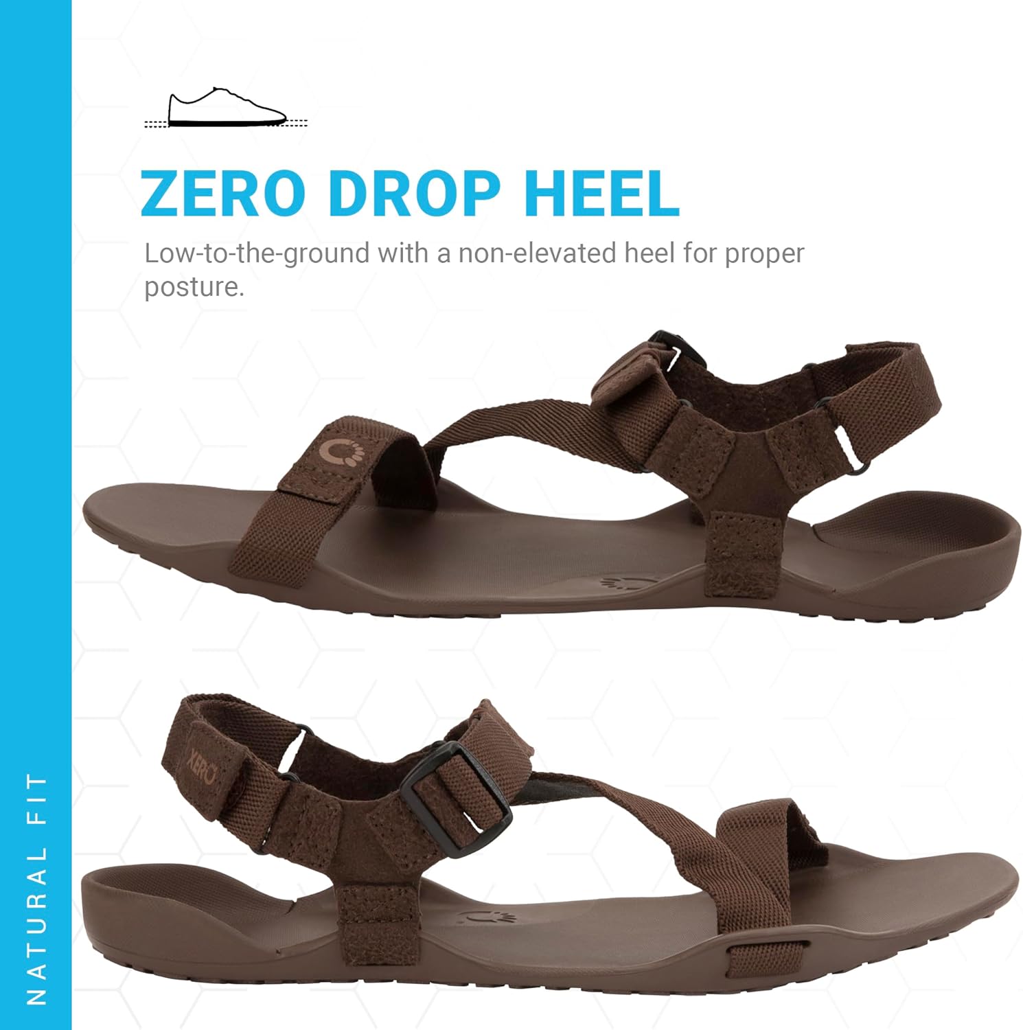 Xero Shoes Z-Trek II - Men's Zero Drop Sport Sandals - Lightweight & Packable