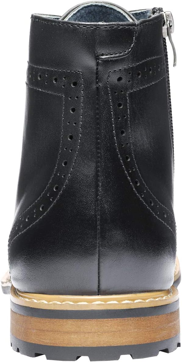 Bruno Marc Men's Oxford Ankle Boot