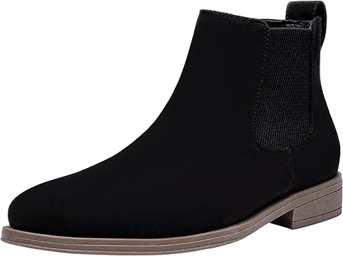 Jousen Men's Chelsea Boots Suede Casual