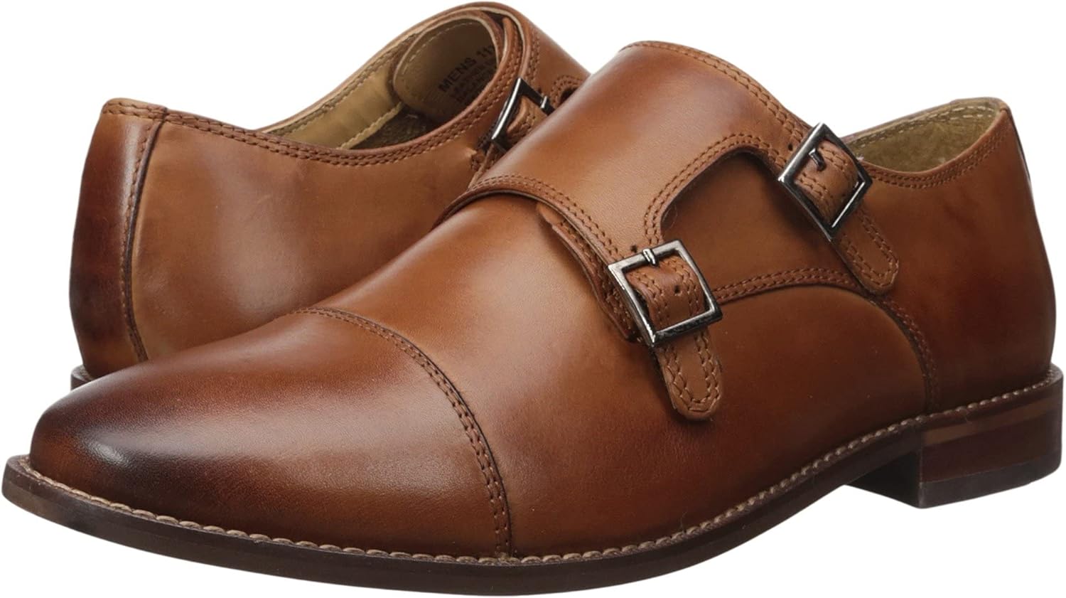 Florsheim Men's Montinaro Double Monk Strap Slip On Dress Shoe