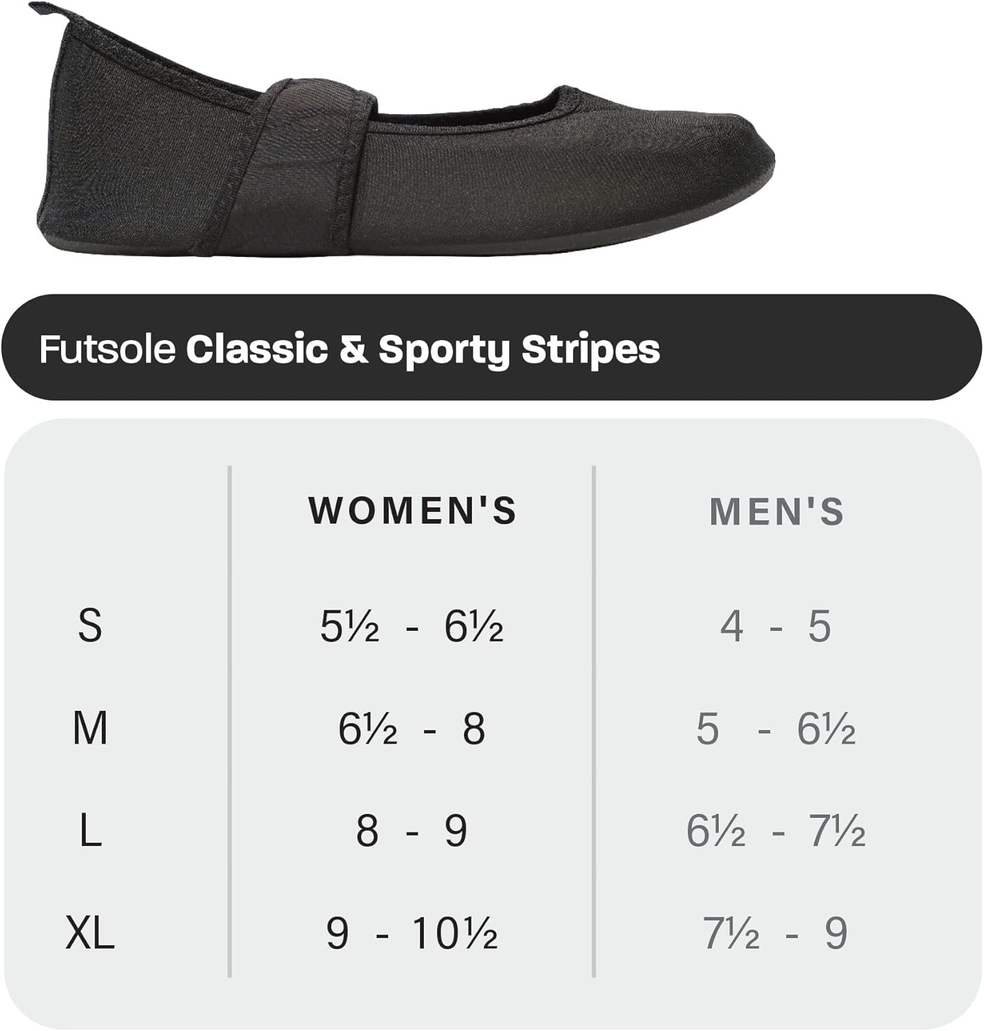 Nufoot Futsole Women's Soft-Sided Shoes for Indoors/Outdoors, Foldable & Flexible Footwear for Sport, Exercise, Yoga or Travel, Dance Shoes