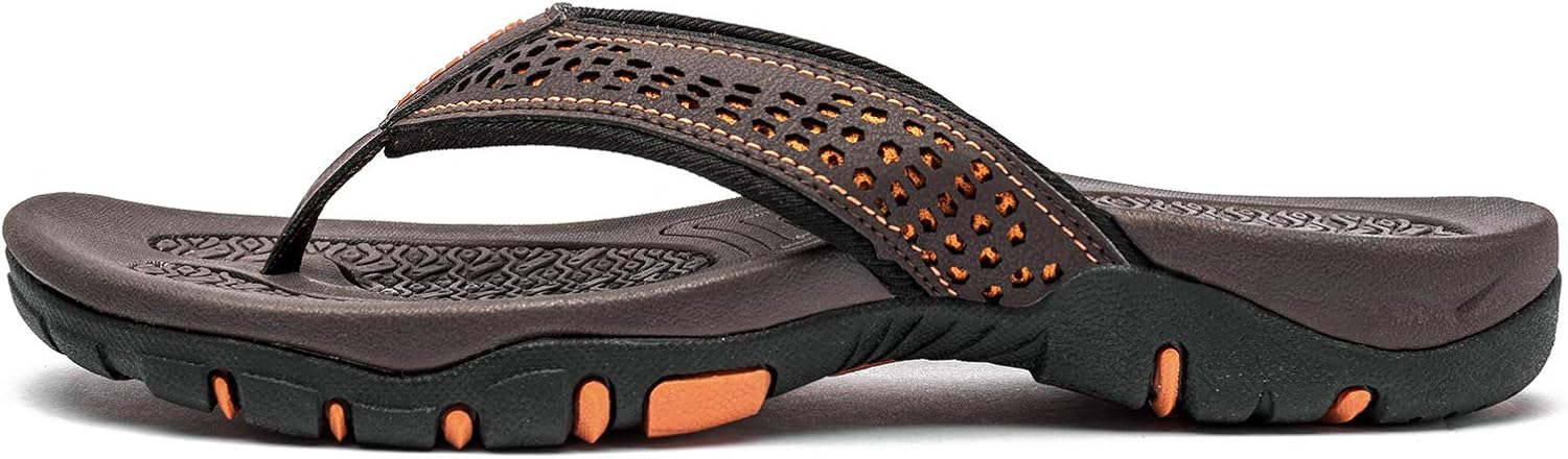 GUBARUN Mens Sport Flip Flops Comfort Casual Thong Sandals Outdoor