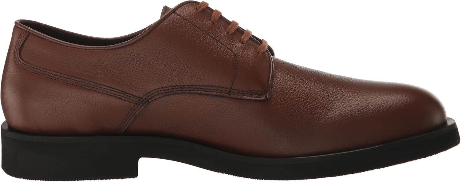 BOSS Men's Baird Grainy Leather Derby Shoe Oxford