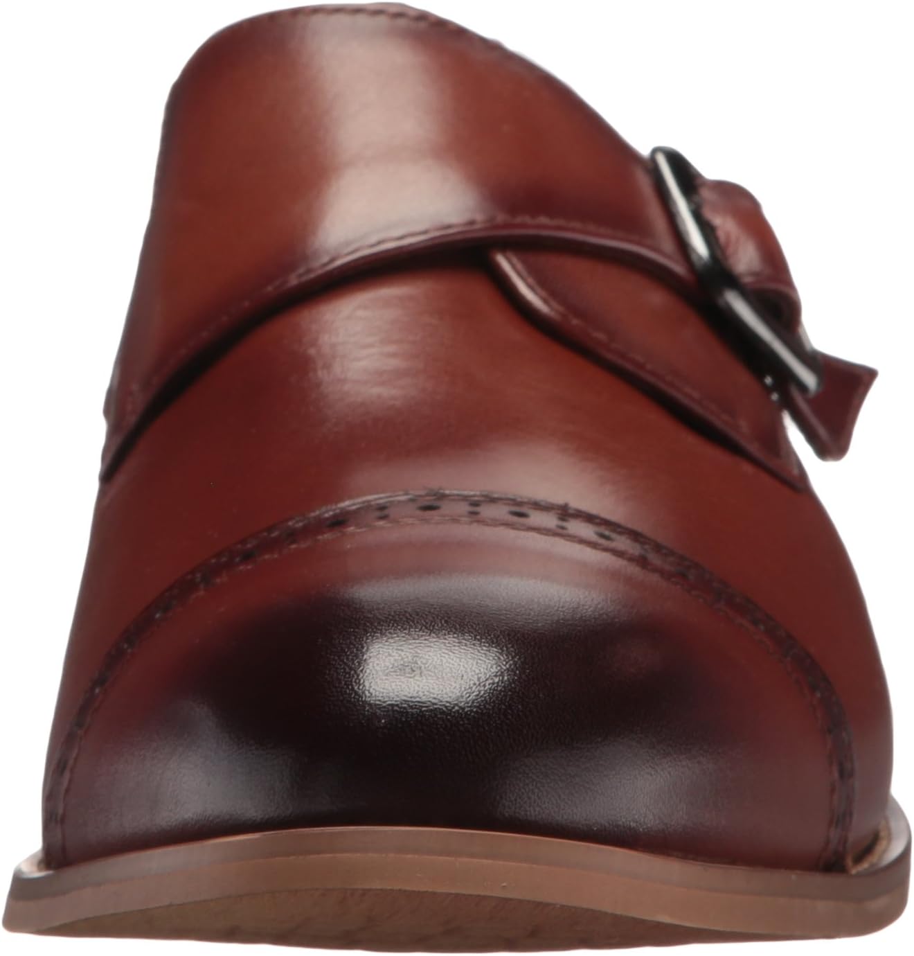 STACY ADAMS Men's Desmond Cap Toe Monk Strap Loafer