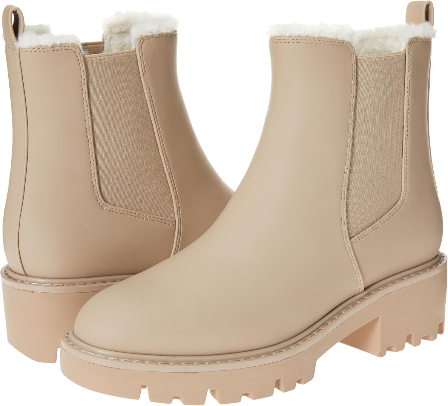 The Drop Women's Campbell Sherpa Chelsea Boot