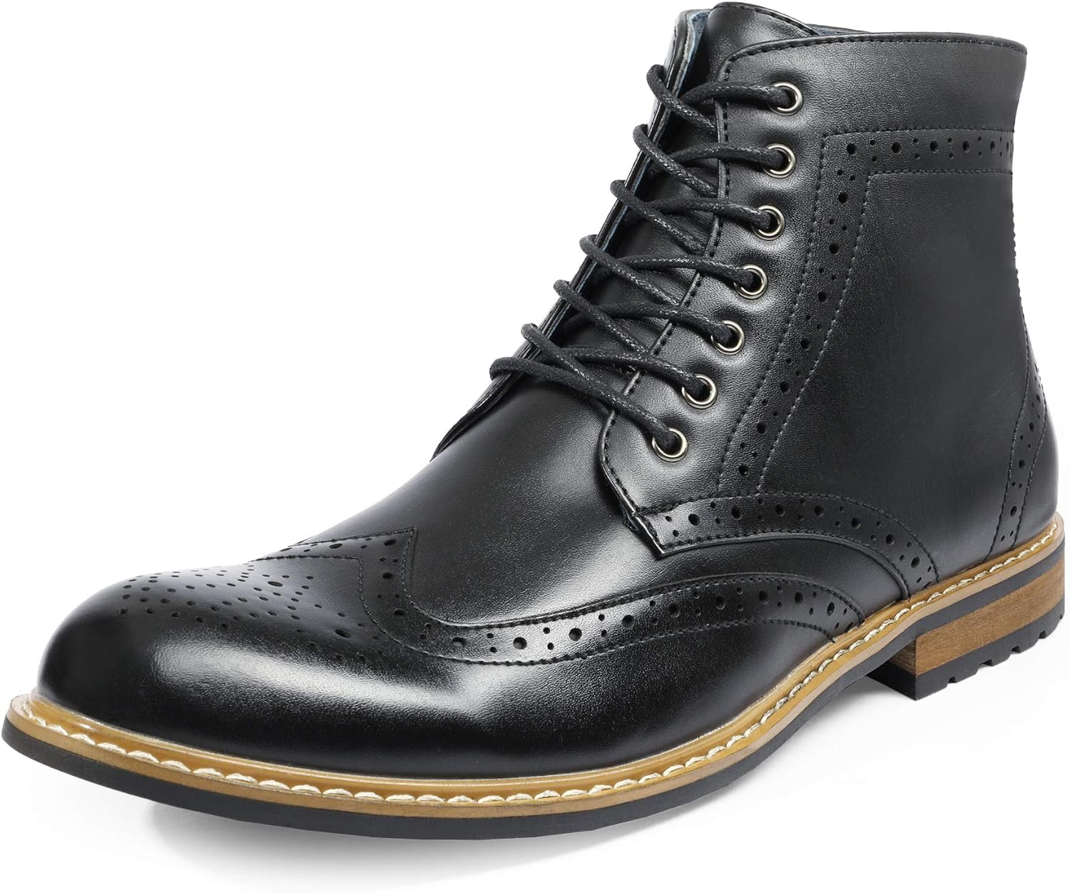 Bruno Marc Men's Oxford Ankle Boot