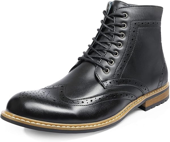 Bruno Marc Men's Oxford Ankle Boot