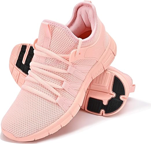 INZCOU Running Shoes Lightweight Tennis Shoes Non Slip Gym Workout Shoes Breathable Mesh Walking Sneakers