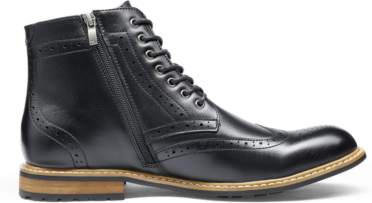 Bruno Marc Men's Oxford Ankle Boot