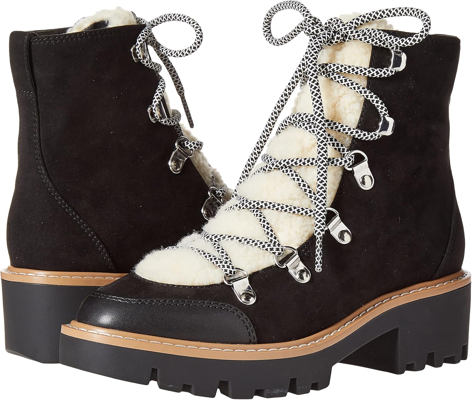 The Drop Women's Caleb Shearling Hiking Boot Hi-Top